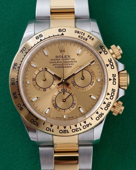 2018 Rolex Cosmograph Daytona 40MM Champagne Dial Two-Tone Oyster Bracelet (116503)