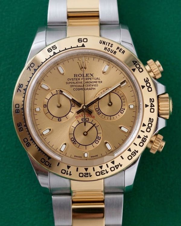 2018 Rolex Cosmograph Daytona 40MM Champagne Dial Two-Tone Oyster Bracelet (116503)
