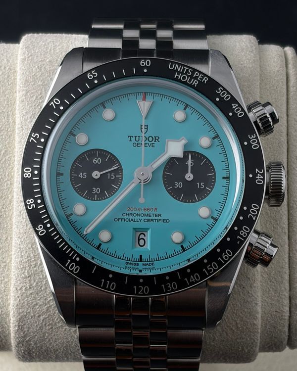 No Reserve - 2026 Tudor Black Bay Chrono 41MM Blue "Flamingo" Dial Steel Bracelet (79360N)