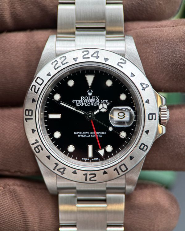2004 Rolex Explorer II 40MM Black Dial Oyster Bracelet (16570)