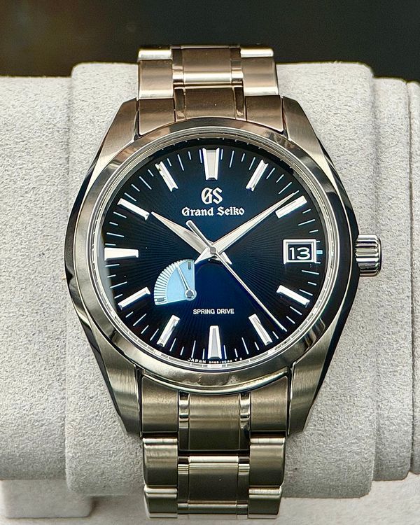 2024 Grand Seiko Heritage Collection 41MM Blue Dial Titanium Bracelet (SBGA501)