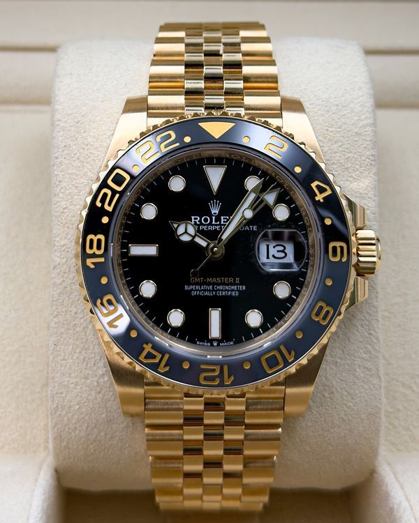 2023 Rolex GMT-Master II "Zombie" 40MM Black Dial Yellow Gold Jubilee Bracelet (126718GRNR)