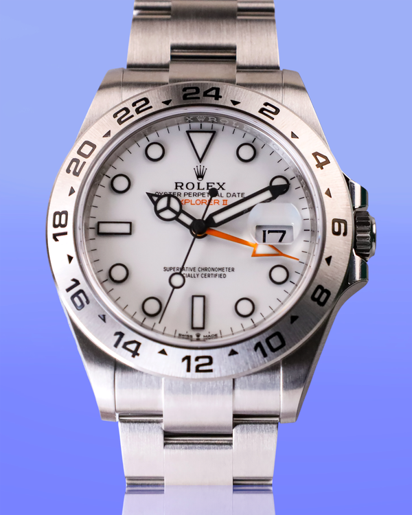 2026 Rolex Explorer II "Polar" 42MM White Dial Oyster Bracelet (226570)