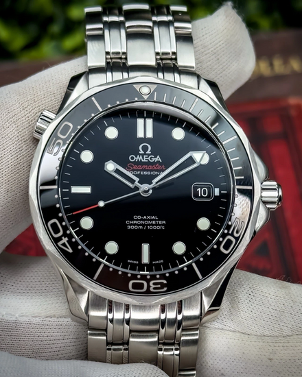 2019 Omega Seamaster Diver 300M 41MM Black Dial Steel Bracelet (212.30.41.20.01.003)