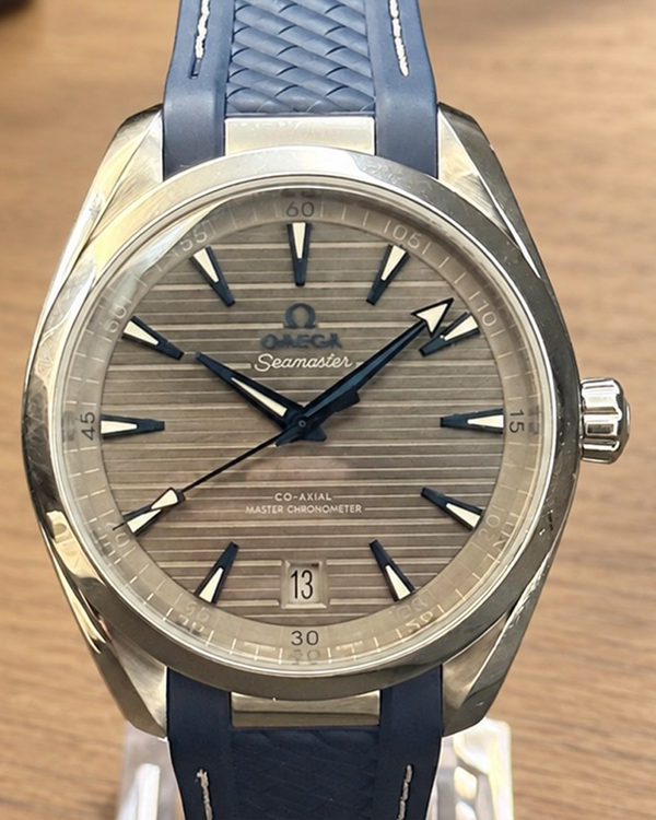 No Reserve - 2019 Omega Seamaster Aqua Terra 150M Grey Dial Rubber Strap (220.12.41.21.06.001)