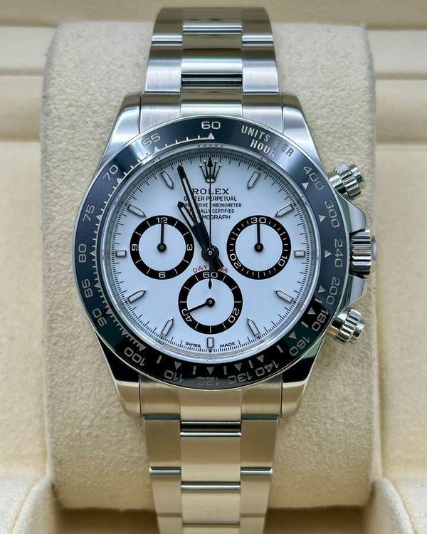 2025 Rolex Cosmograph Daytona "Panda" 40MM White Dial Oyster Bracelet (126500LN)