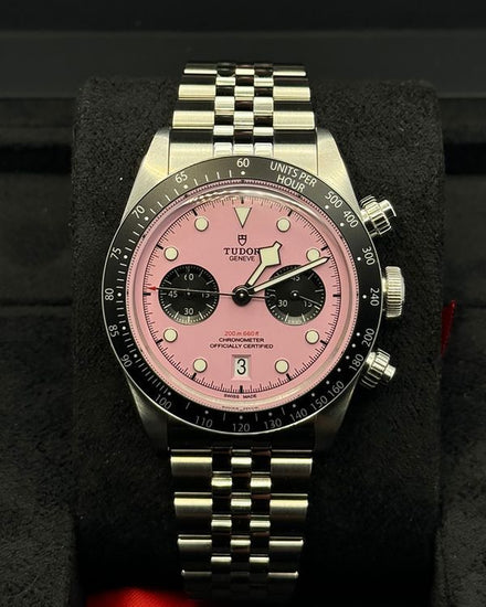 2026 Tudor Black Bay Chrono "Flamingo" 41MM Pink Dial Steel Bracelet (79360N)