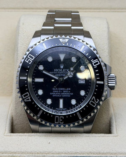 2016 Rolex Sea-Dweller Deepsea 44MM Black Dial Oyster Bracelet (116660)
