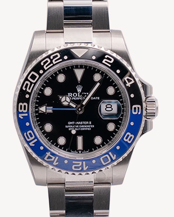 2026 Rolex GMT-Master II "Batman" 40MM Black Dial Oyster Bracelet (126710BLNR)