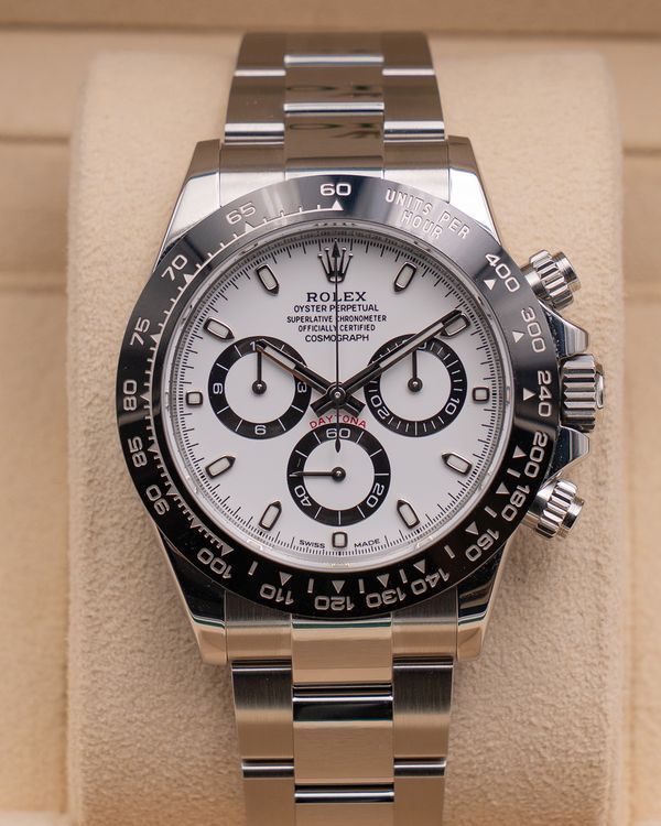 2017 Rolex Cosmograph Daytona "Panda" 40MM White Dial Oyster Bracelet (116500LN)