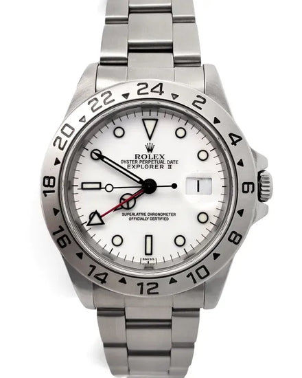1997 Rolex Explorer II "Polar" 40MM White Dial Oyster Bracelet (16570)