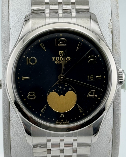 No Reserve - 2026 Tudor 1926 Luna 39MM Black Dial Steel Bracelet (91560)