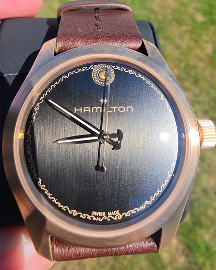 2026 Hamilton Khaki Field "The Odyssey" L.E. 42MM Black Dial Leather Strap (H70675530)