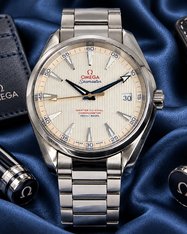 No Reserve - 2024 Omega Seamaster Aqua Terra 150M "Golf Edition" 415MM Silver Dial Steel Bracelet (231.10.42.21.02.004)