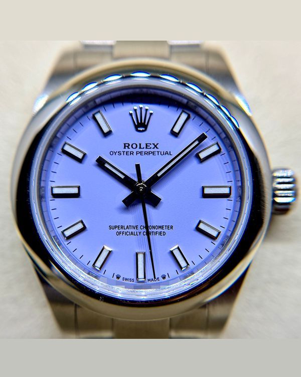 2026 Rolex Oyster Perpetual 28MM Lavender Dial Oyster Bracelet (276200)