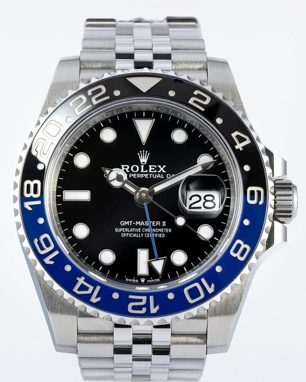 2021 Rolex GMT-Master II "Batgirl" 40MM Black Dial Jubilee Bracelet (126710BLNR)