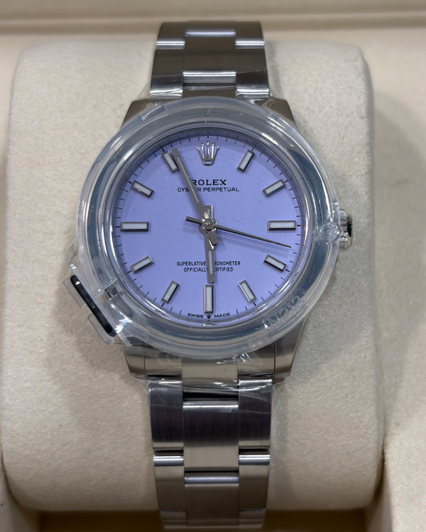 2025 Rolex Oyster Perpetual 31MM Lavender Dial Oyster Bracelet (277200)