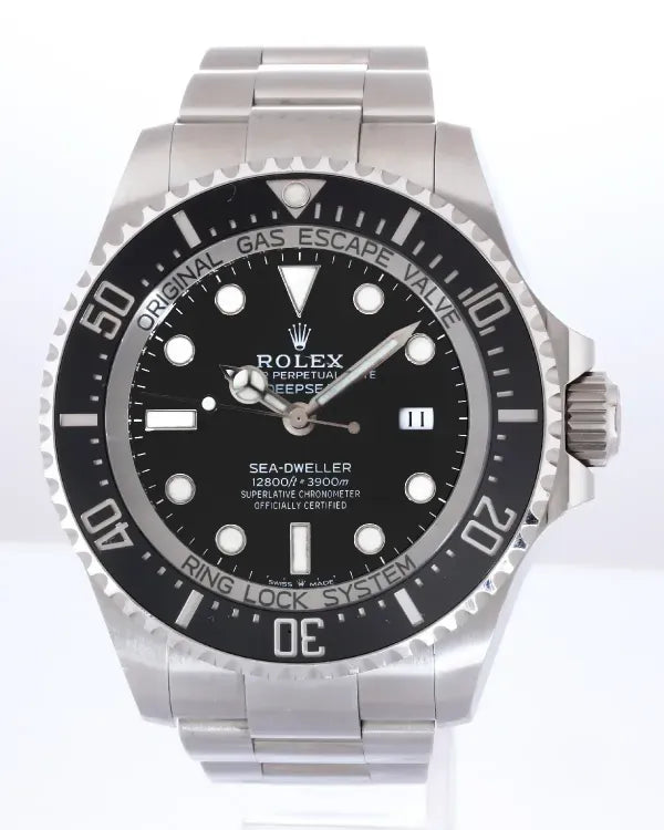 No Reserve - 2022 Rolex Sea-Dweller Deepsea 44MM Black Dial Oyster Bracelet (126660)