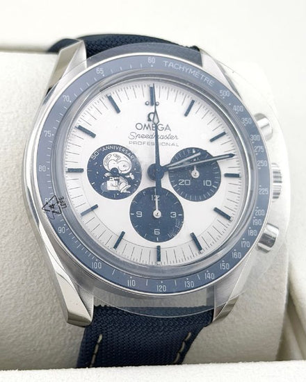 2026 Omega Speedmaster Anniversary Series “Silver Snoopy Award” 42MM Silver Dial Textile Strap (310.32.42.50.02.001)