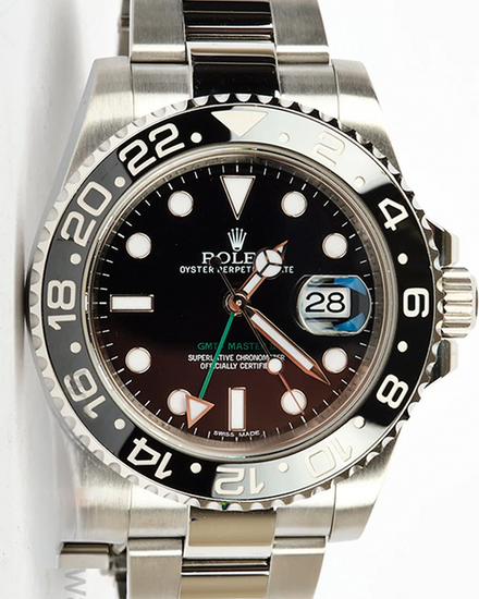 2012 Rolex GMT-Master II 40MM Black Dial Oyster Bracelet (116710LN)