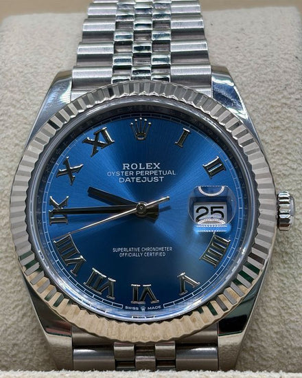 2023 Rolex Datejust 41MM Blue Dial Jubilee Bracelet (126334)