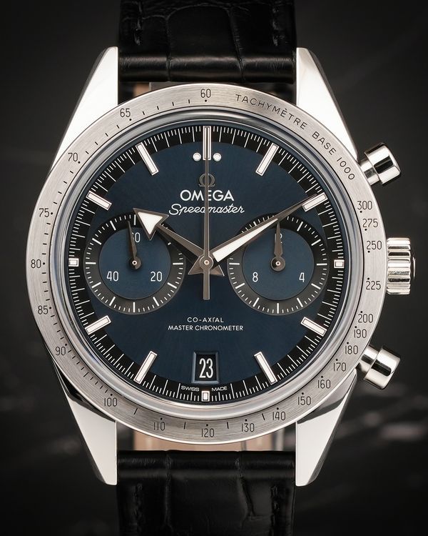 2022 Omega Speedmaster '57 40.5MM Blue Dial Leather Strap (332.12.41.51.03.001)