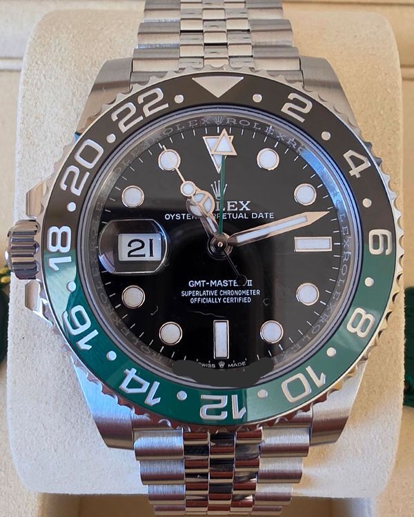 2026 Rolex GMT-Master II “Sprite” 40MM Black Dial Jubilee Bracelet (126720VTNR)