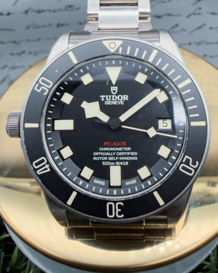 2023 Tudor Pelagos LHD 42MM Black Dial Titanium Bracelet (25610TNL)