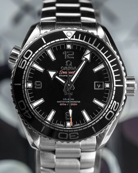 No Reserve - 2021 Omega Seamaster Planet Ocean 600M 43.5MM Black Dial Steel Bracelet (215.30.44.21.01.001)