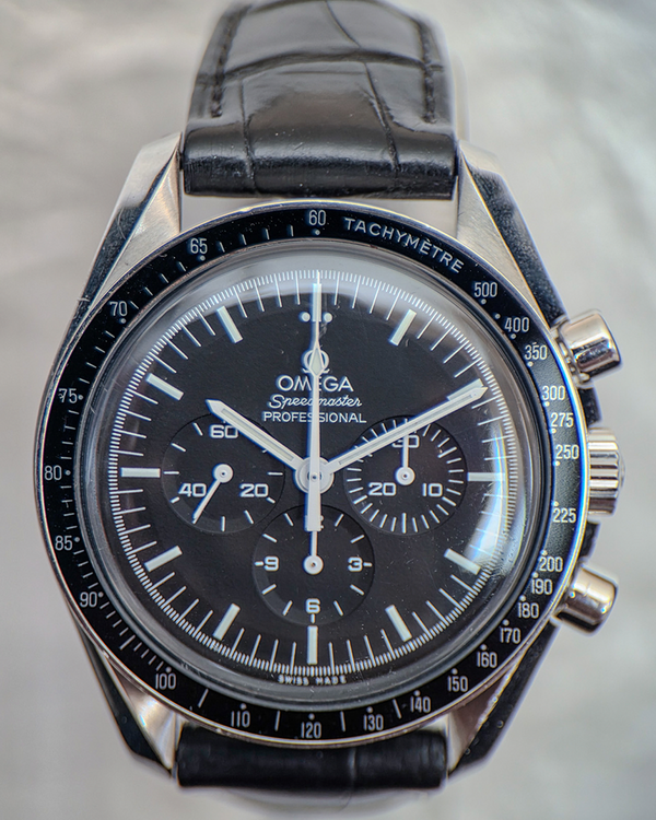 Omega Speedmaster Professional Moonwatch 42MM Black Dial Leather Strap (311.33.42.30.01.001)