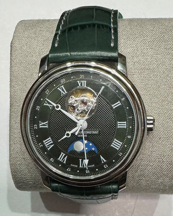 No Reserve - 2026 Frederique Constant Classics 40MM Grey Dial Aftermarket Leather Strap (FC-335MCGRW4P26)