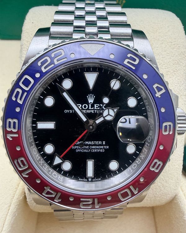 2022 Rolex GMT-Master II "Pepsi" 40MM Black Dial Jubilee Bracelet (126710BLRO)