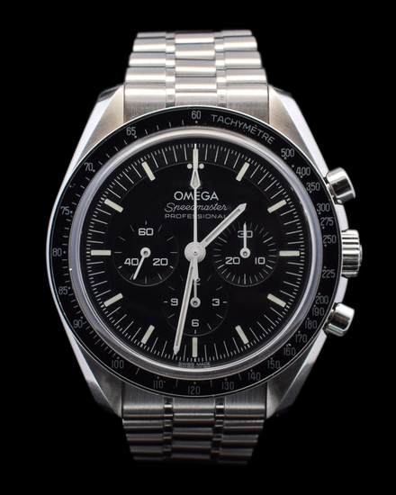 2024 Omega Speedmaster Professional Moonwatch 42MM Black Dial Steel Bracelet (310.30.42.50.01.002)