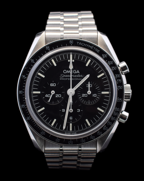 2024 Omega Speedmaster Professional Moonwatch 42MM Black Dial Steel Bracelet (310.30.42.50.01.002)