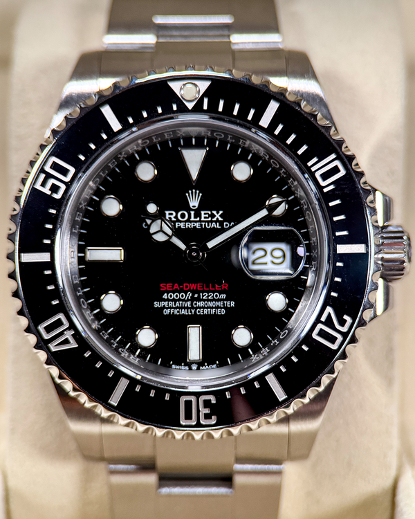 No Reserve - 2020 Rolex Sea-Dweller "Red Letters 50th Anniversary" 43MM Black Dial Oyster Bracelet (126600)