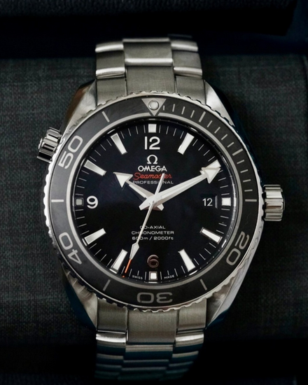 No Reserve - 2021 Omega Seamaster Planet Ocean 600M 45.5MM Black Dial Steel Bracelet (232.30.46.21.01.001)