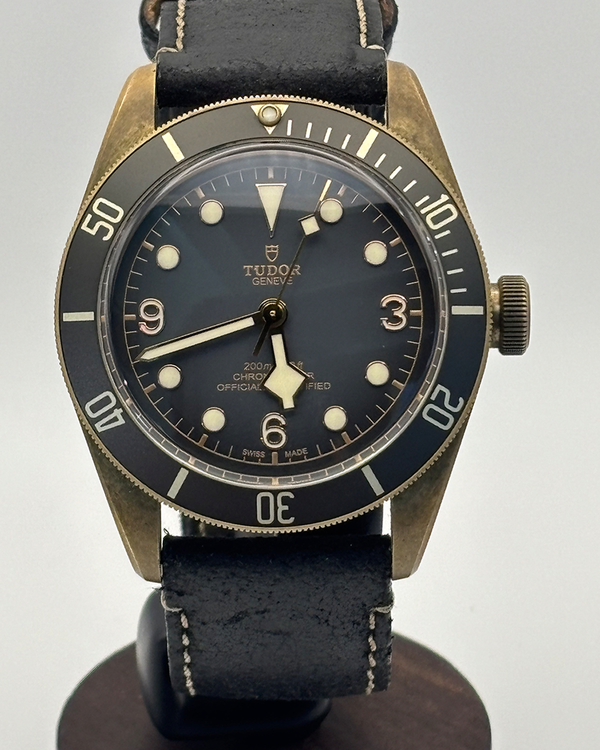 No Reserve - 2022 Tudor Black Bay Bronze 43MM Grey Dial Leather Strap (79250BA)