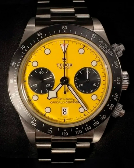 2026 Tudor Black Bay Chrono "Bumblebee" 39MM Yellow Dial Steel Bracelet (79310N)