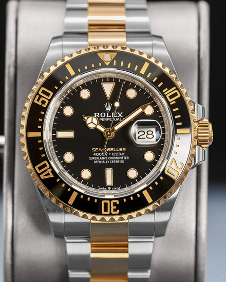2025 Rolex Sea-Dweller 43MM Black Dial Two-Tone Oyster Bracelet (126603)