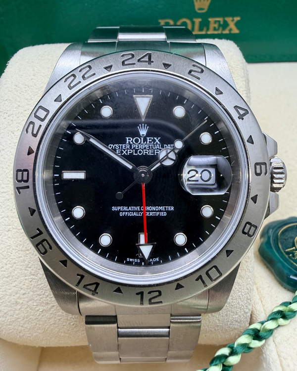 2000 Rolex Explorer 40MM Black Dial Oyster Bracelet (16570)