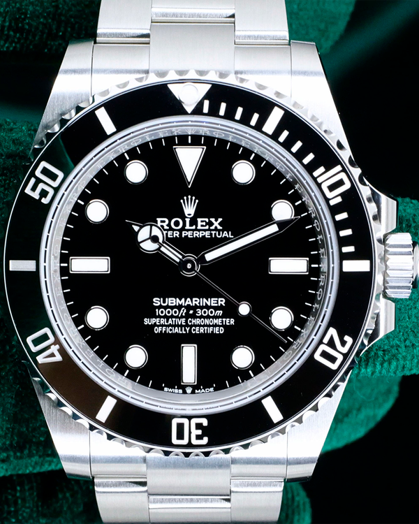 2026 Rolex Submariner No-Date 41MM Black Dial Oyster Bracelet (124060)