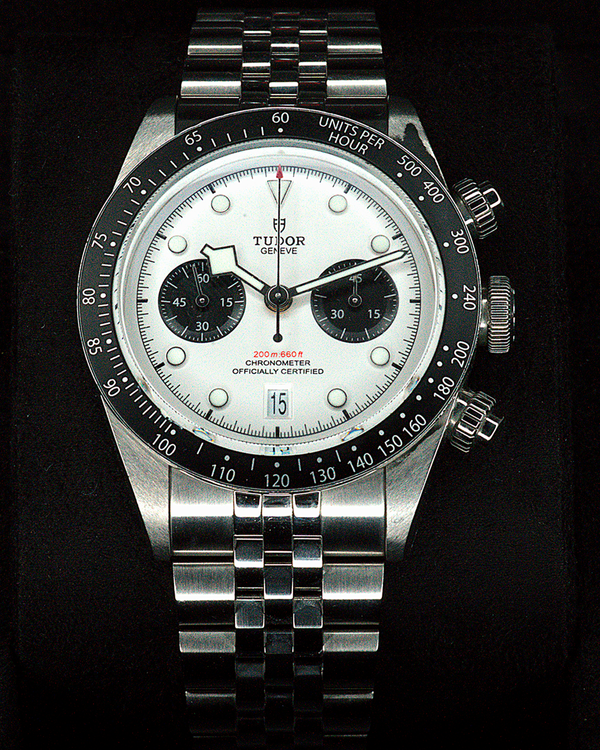 2025 Tudor Black Bay Chrono "Panda" 41MM White Dial Steel Bracelet (79360N)