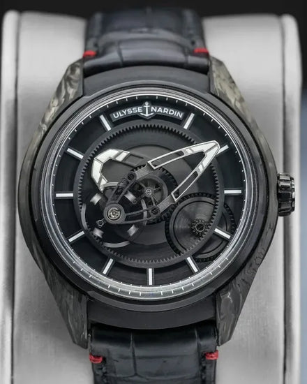 2022 Ulysse Nardin Freak x Carb 43MM Skeleton Dial Leather Strap (2303-270/CARB)