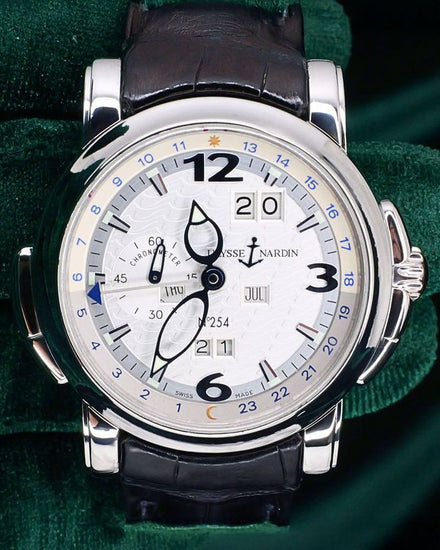 2026 Ulysse Nardin GMT Perpetual L.E. 42MM Silver Dial Leather Strap (329-60)