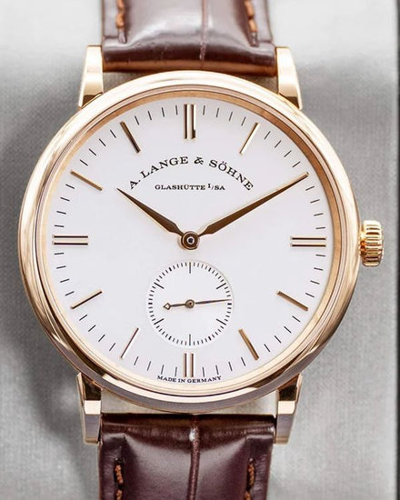 2022 A. Lange & Söhne Saxonia 35MM Silver Dial Leather Strap (219.032)