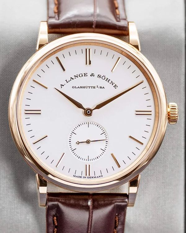 2022 A. Lange & Söhne Saxonia 35MM Silver Dial Leather Strap (219.032)