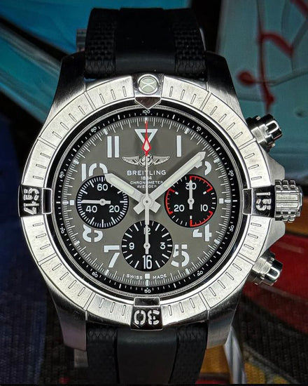 2021 Breitling Avenger B01 Chronograph L.E. 45MM Grey Dial Rubber Strap (AB0182)