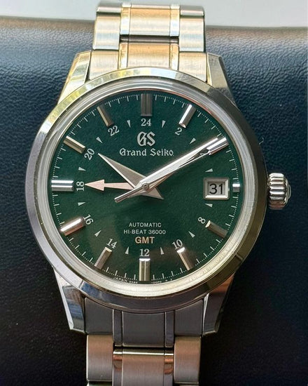 Grand Seiko Elegance 39.5MM Green Dial Steel Bracelet (SBGJ251)