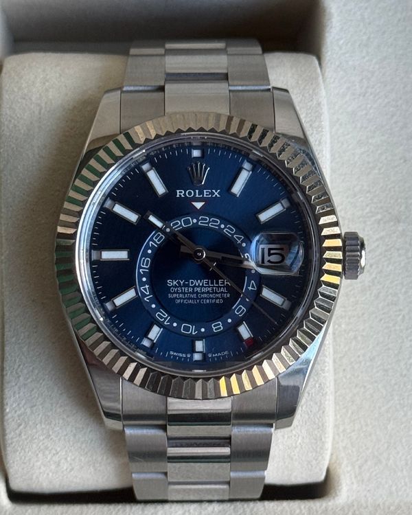 2026 Rolex Sky-Dweller 42MM Blue Dial Oyster Bracelet (336934)