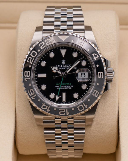 2026 Rolex GMT-Master II "Bruce Wayne" 40MM Black Dial Jubilee Bracelet (126710GRNR)